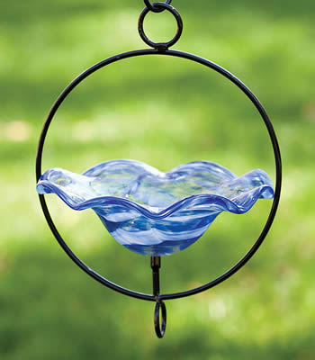 Swirl Hanging Birdbath