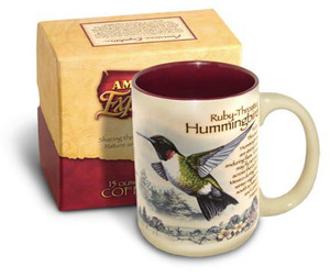 American Expedition AMECM15131 Ceramic Mug Hummingbird