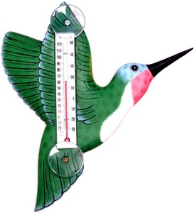 Bobbo Inc BOBBO2170703 Hummingbird Thermometer Small
