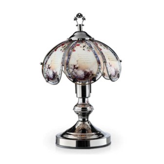 OK LIGHITNG OK603CHC10SP3 14.25 in. Hummingbird Small Touch Lamp
