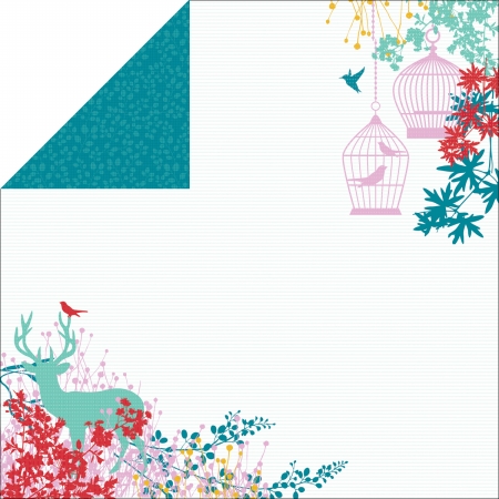 Kaisercraft P778 Hummingbird DoubleSided Paper 12 in. X12 in. Avery Pack of 20