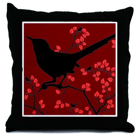 Hummingbird -  Nature Throw Pillow by CafePress