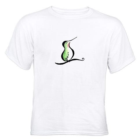 Hummingbird  Hummingbird White T-Shirt by CafePress