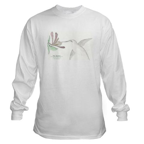 Long Sleeve T-shirt Hummingbird Long Sleeve T-Shirt by CafePress